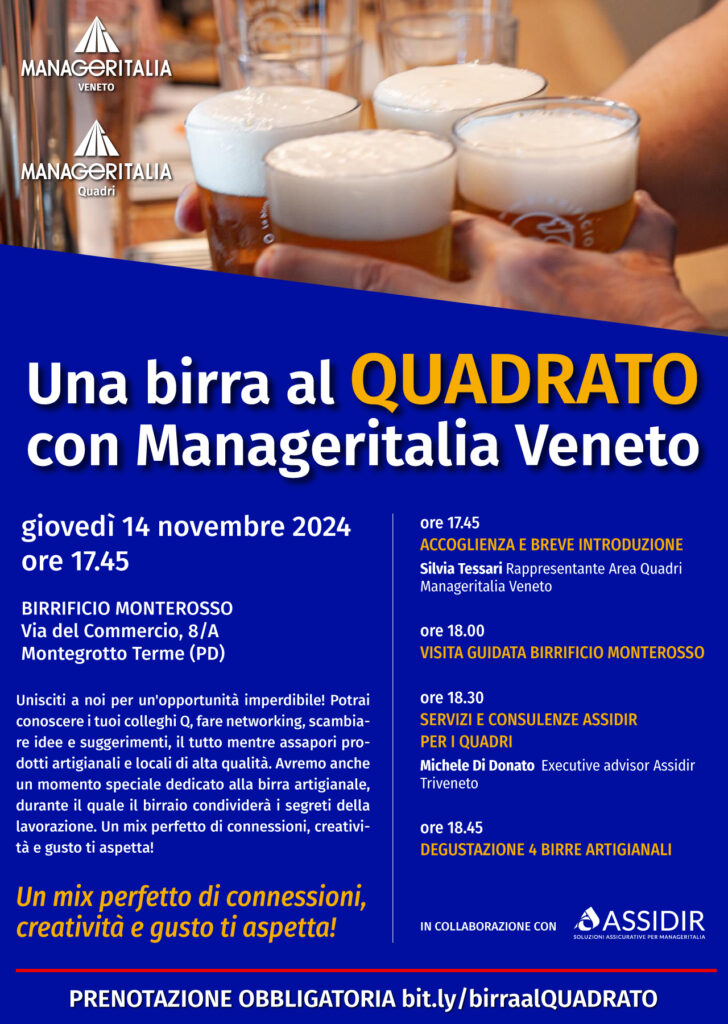 Locandina evento Veneto Quadri Birra al Quadrato