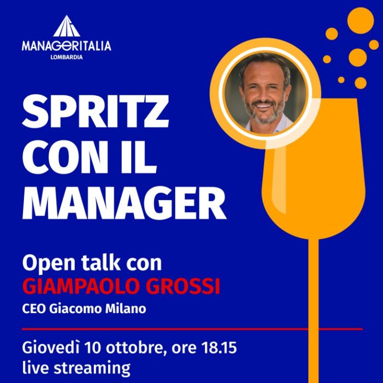 Locandina Spritz con il manager 10102024